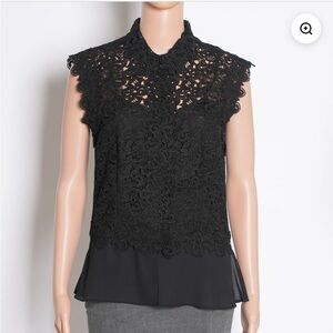 REISS lace/silk top size US10